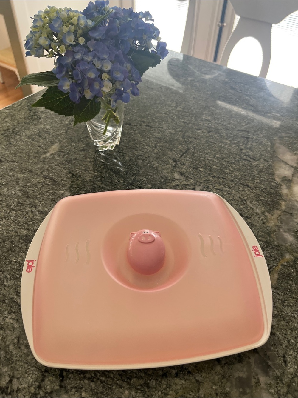 Joie Pink Microwave bacon cooker with  Lid